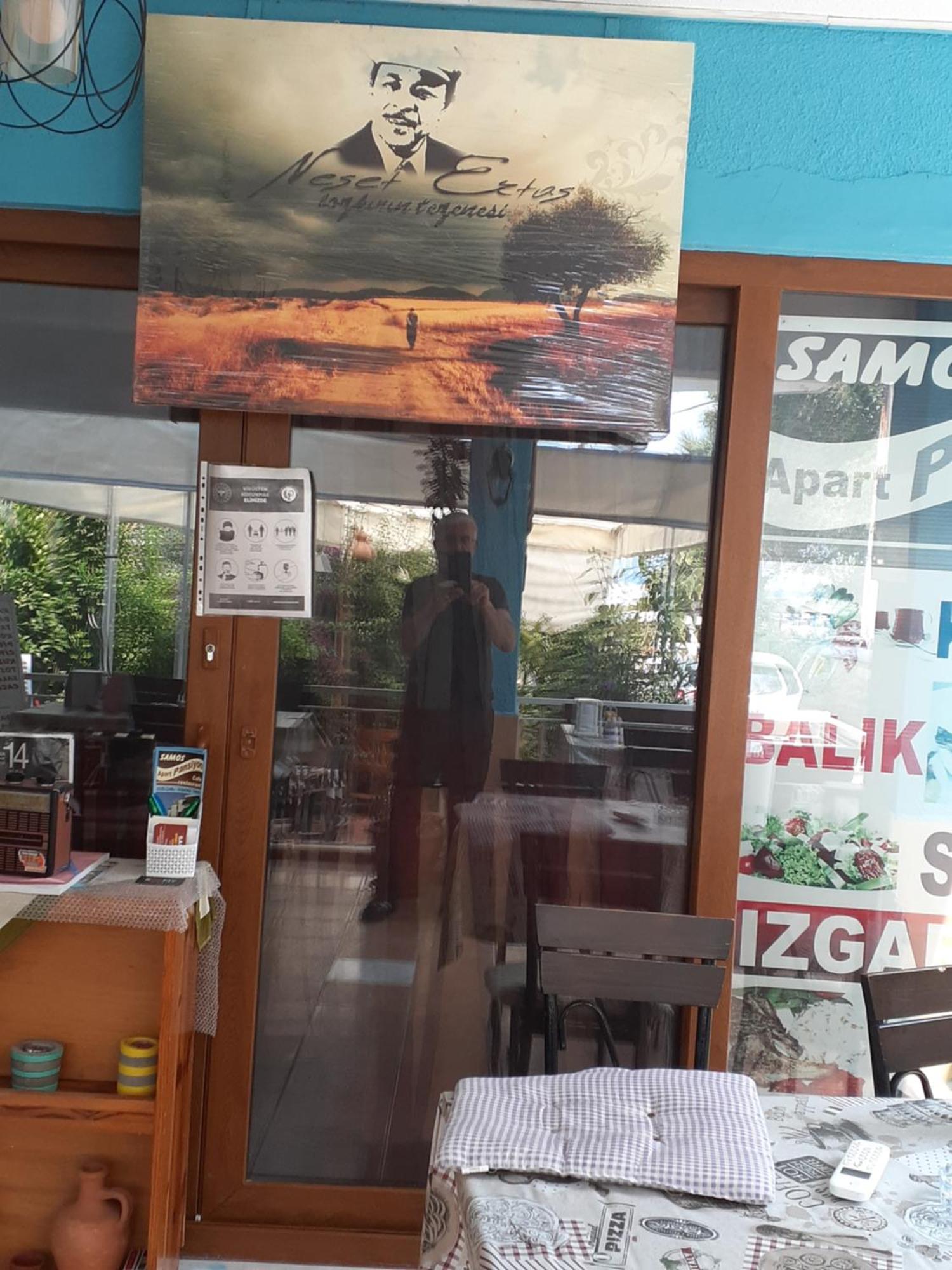 Samos Apart Pension กุเซลชามิล ภายนอก รูปภาพ